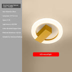Postmodern LED Round Ceiling Light – Nordic Entryway Style