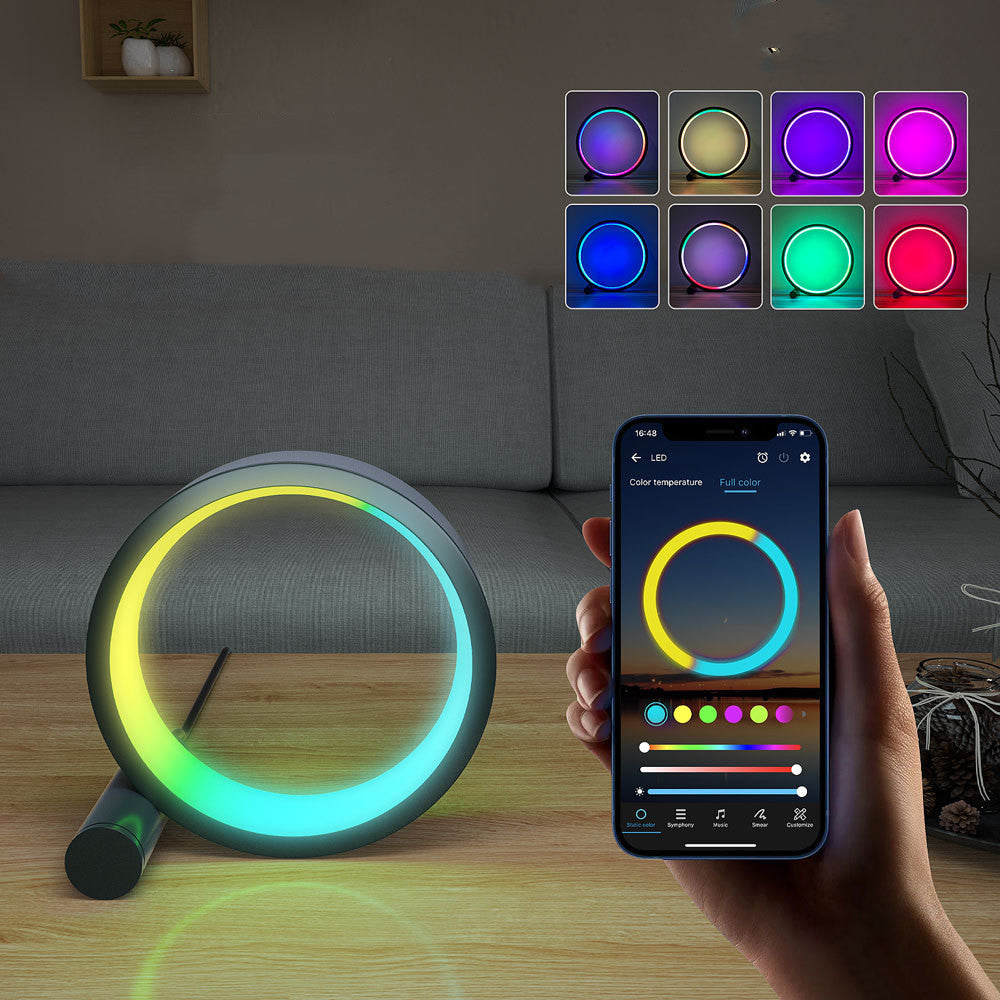 Smart LED Music Rhythm Night Light – Color-Changing Lamp