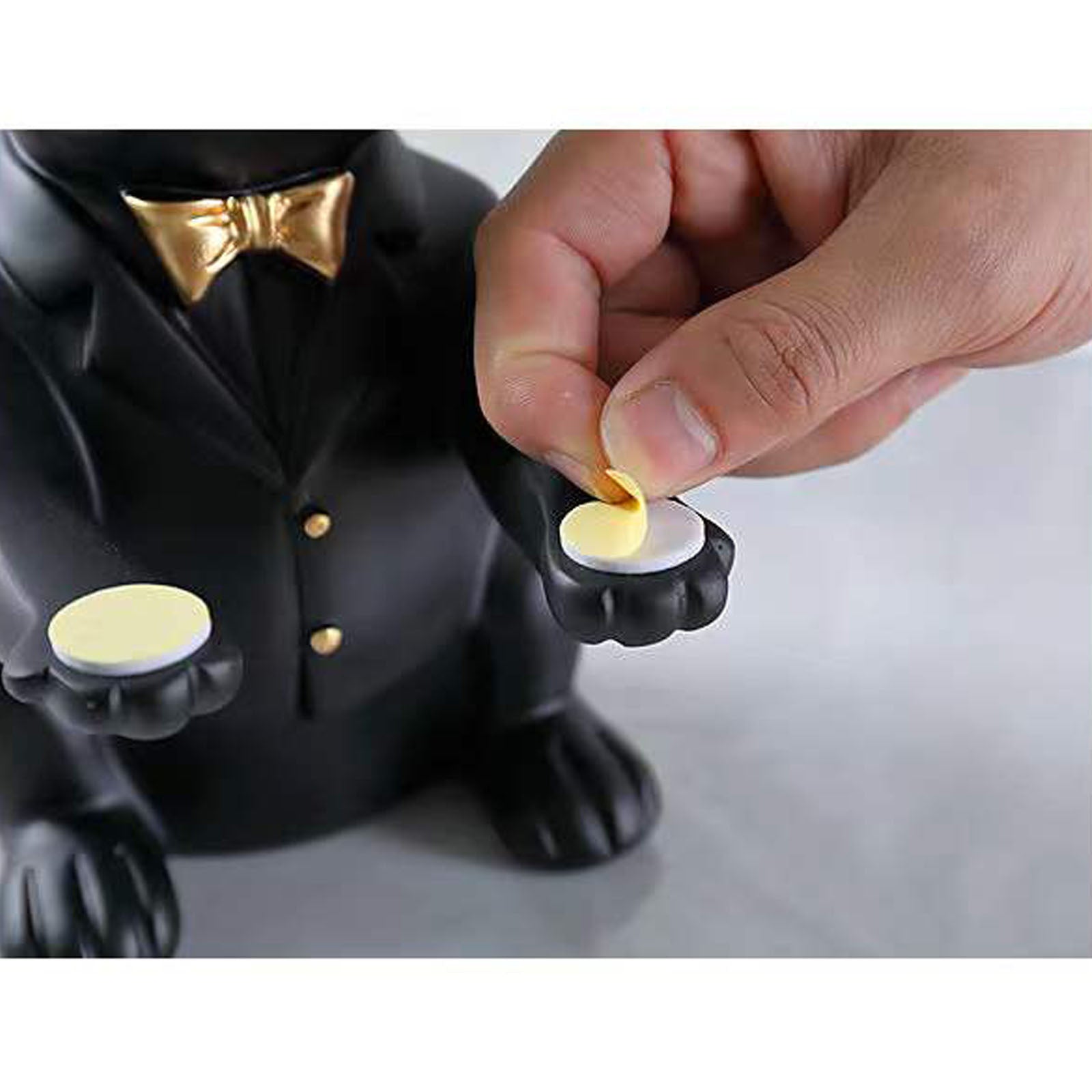 French Bulldog Decorative Tray Statue – Cute Home Accent