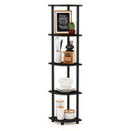 Furinno Turn-N-Tube 5 Tier Corner Display for Any Room