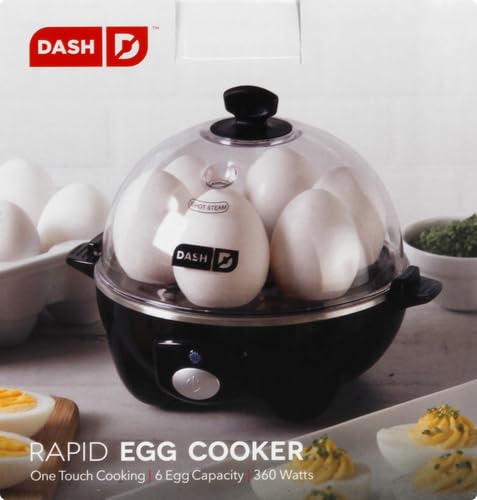 DASH Rapid Egg Cooker: 7 Egg Capacity Electric Egg Cooker for Hard Boiled Eggs