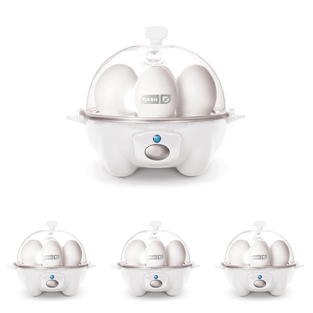 DASH Rapid Egg Cooker: 7 Egg Capacity Electric Egg Cooker for Hard Boiled Eggs