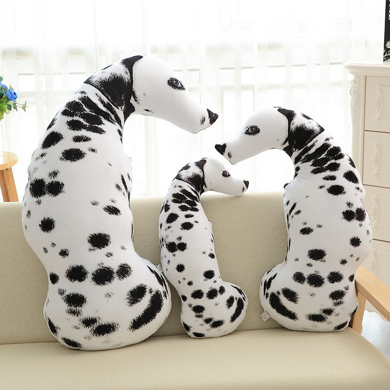 Funny 3D Dog Print Throw Pillow – Cute Plush Cushion Decor
