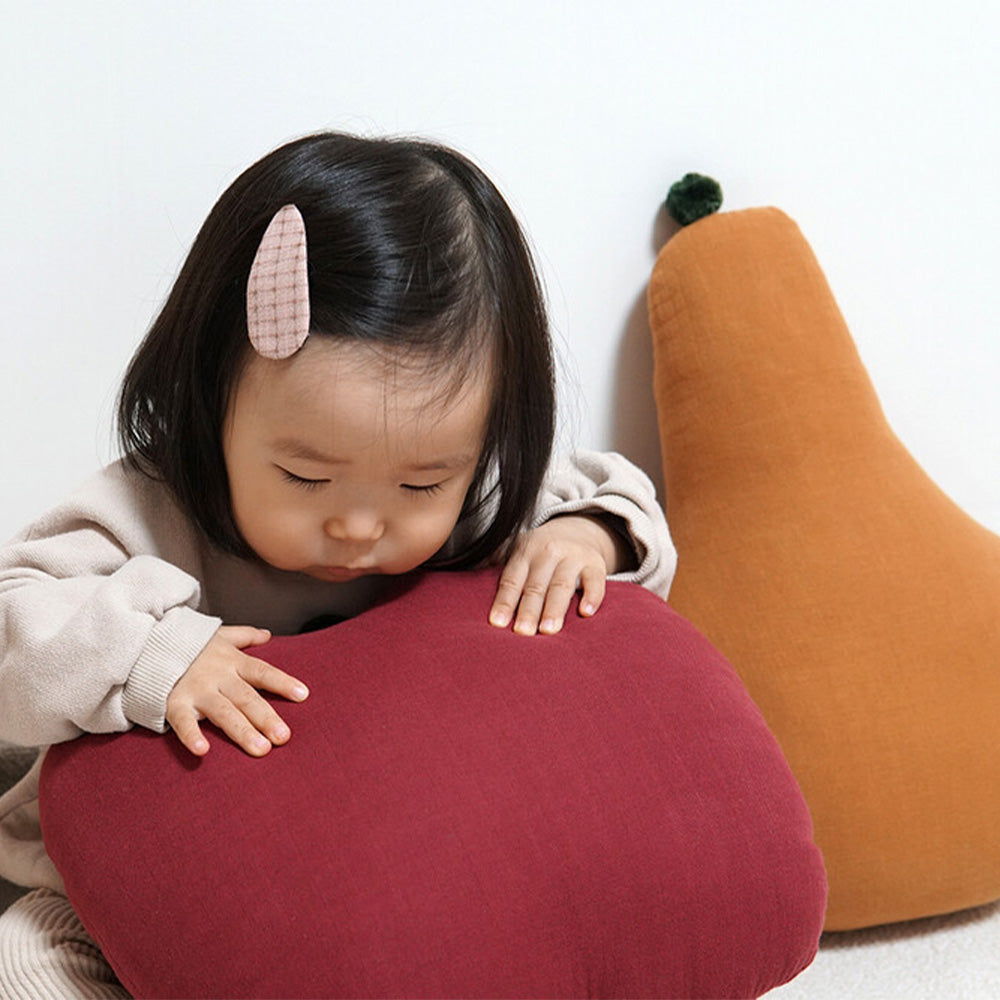 Children’s Cute Doll Nap Pillow – Soft Cotton Backrest Cushion