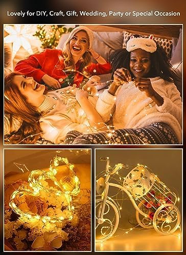 Brightown 12-Pack LED Fairy Lights – 7FT Battery-Operated