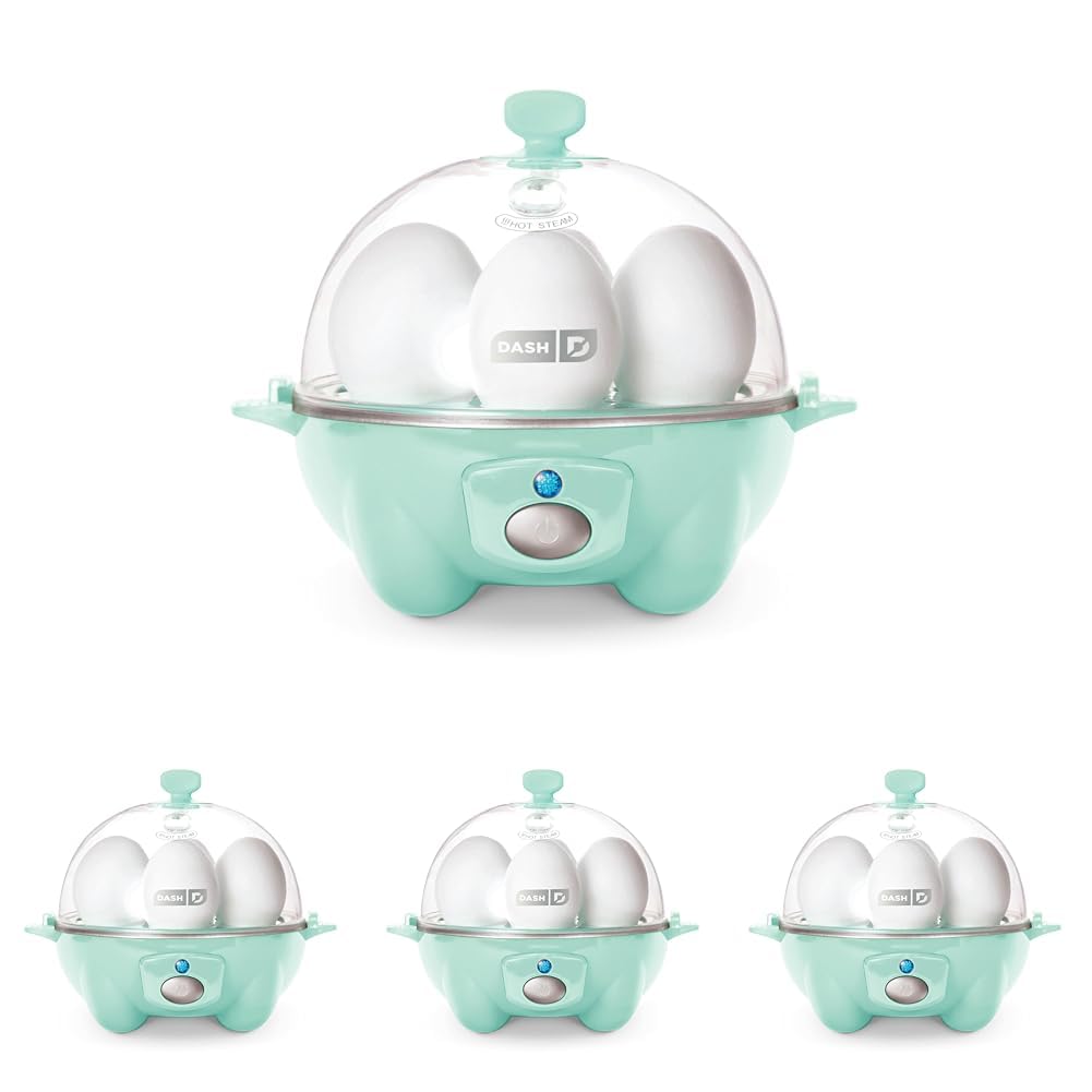 DASH Rapid Egg Cooker: 7 Egg Capacity Electric Egg Cooker for Hard Boiled Eggs