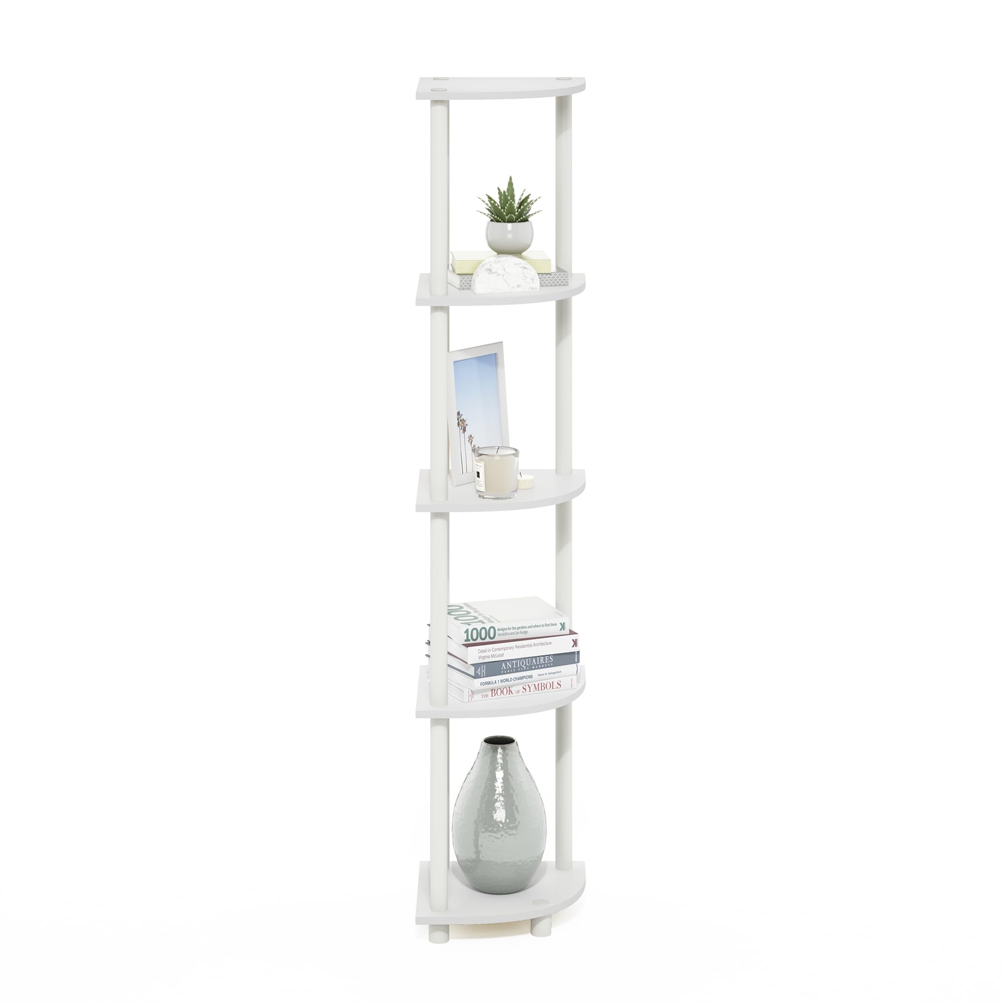 Furinno Turn-N-Tube 5 Tier Corner Display