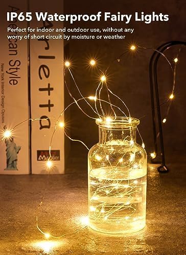 Brightown 12-Pack LED Fairy Lights – 7FT Battery-Operated