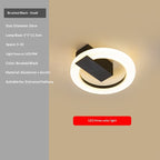 Postmodern LED Round Ceiling Light – Nordic Entryway Style
