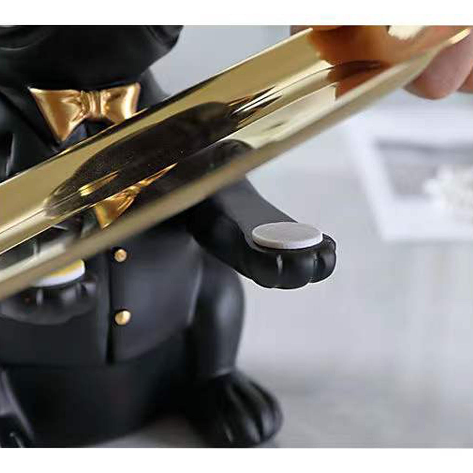 French Bulldog Decorative Tray Statue – Cute Home Accent