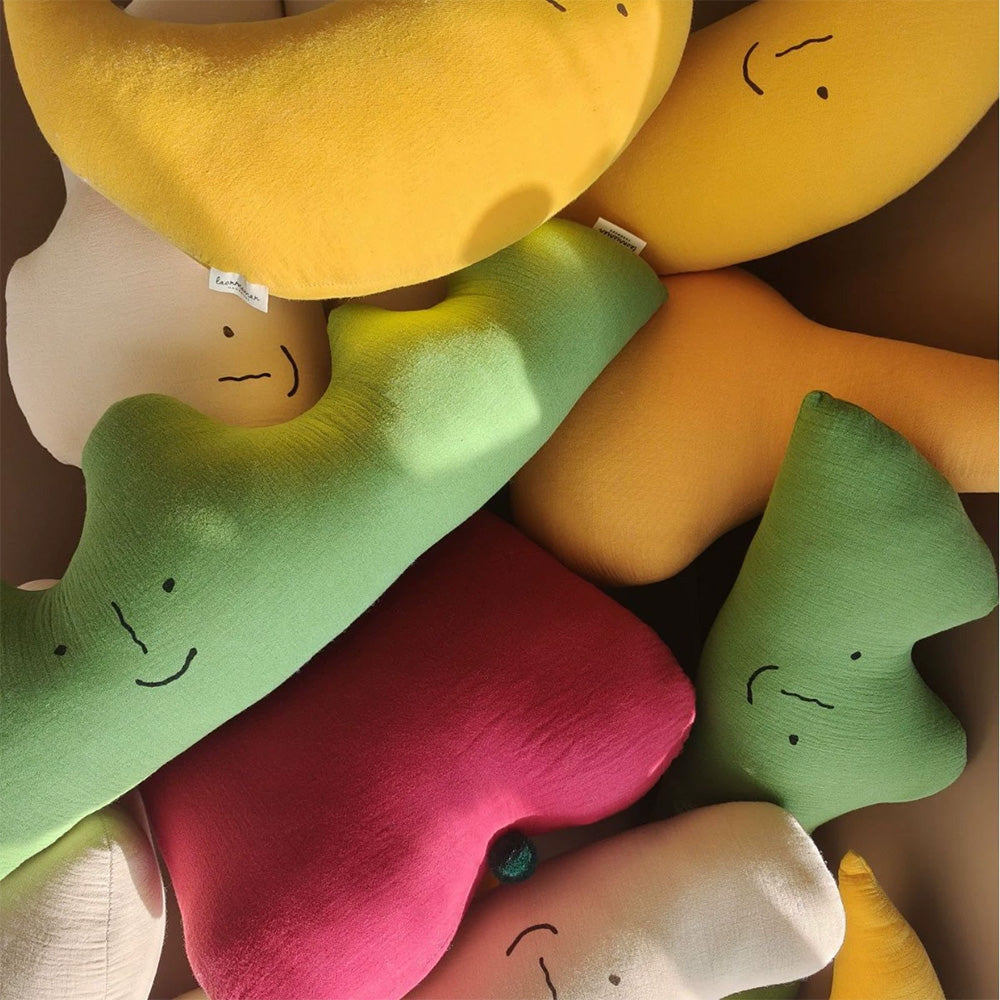 Children’s Cute Doll Nap Pillow – Soft Cotton Backrest Cushion