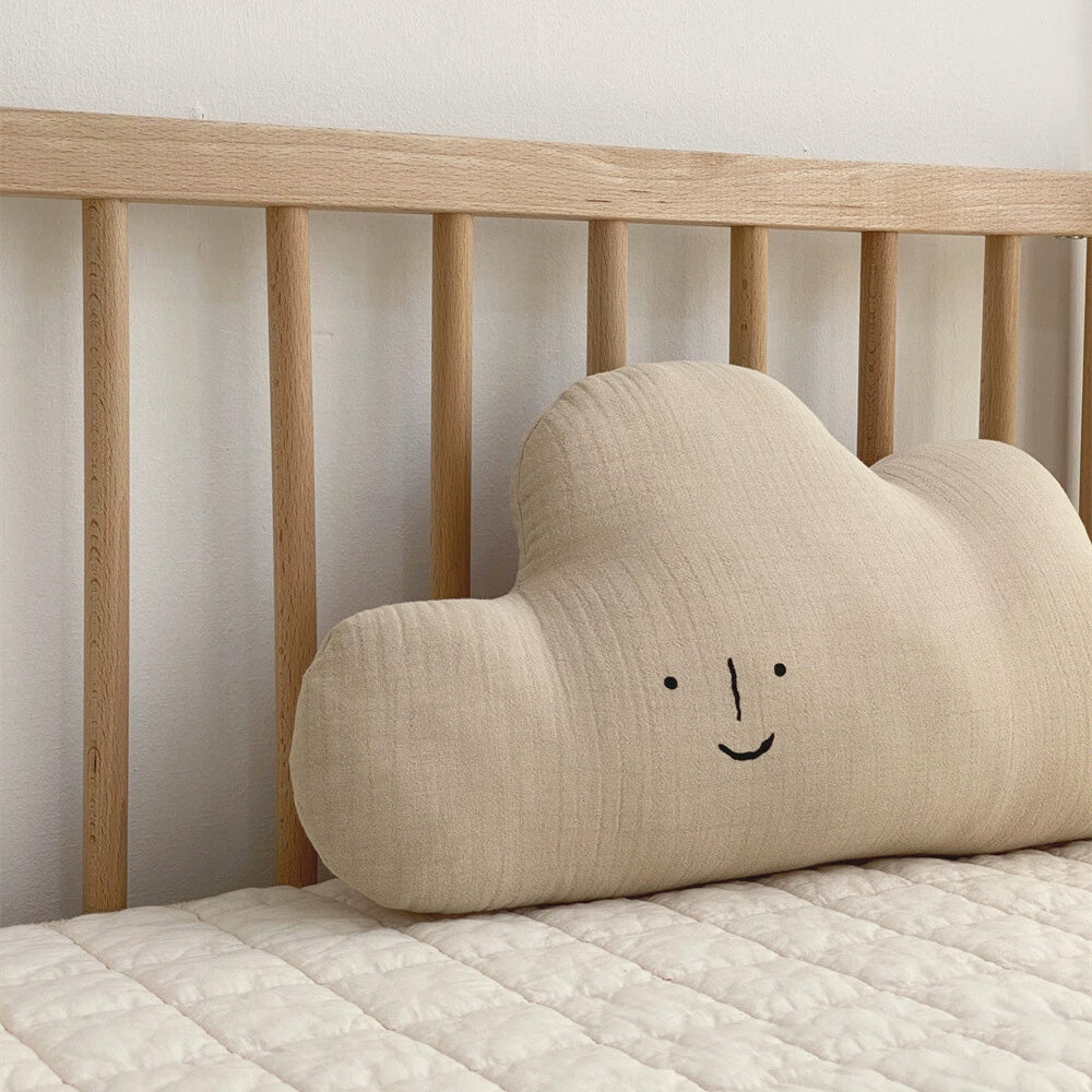 Children’s Cute Doll Nap Pillow – Soft Cotton Backrest Cushion