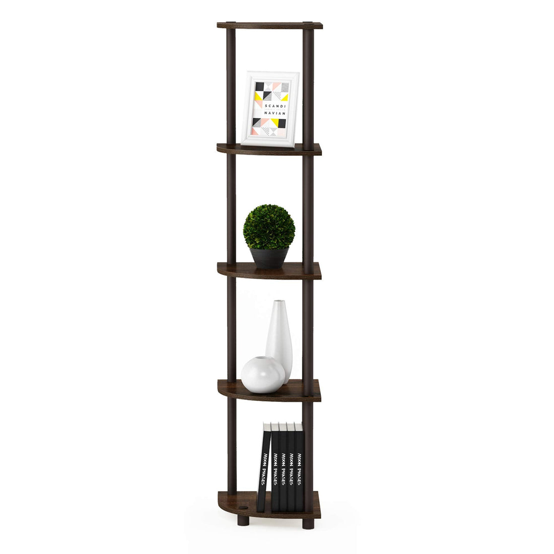 Furinno Turn-N-Tube 5 Tier Corner Display