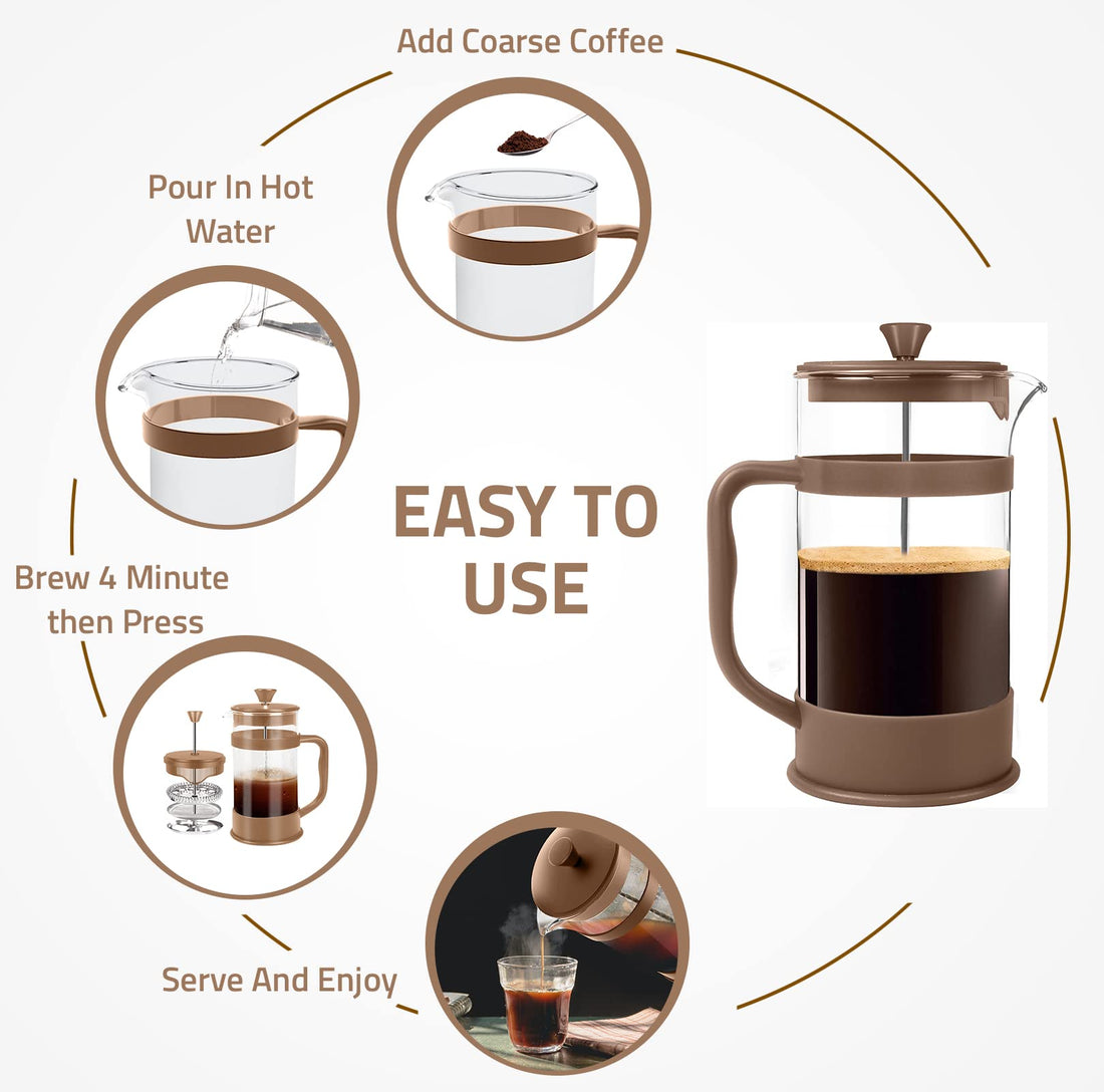 Utopia Kitchen 34 Ounce 1 Liter French Press Coffee Maker