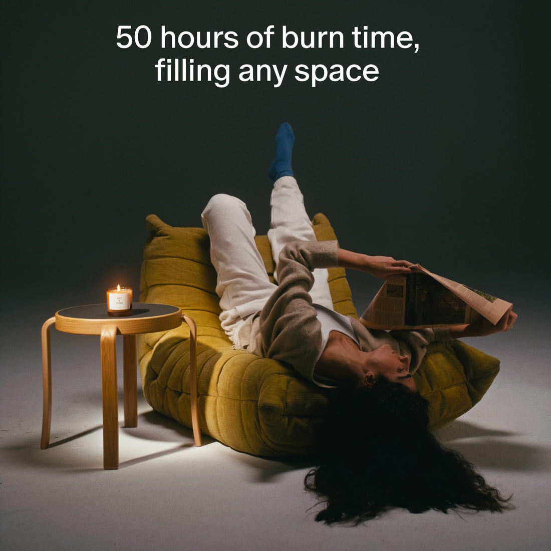 SALT & STONE Scented Candle for Women & Men