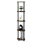 Furinno Turn-N-Tube 5 Tier Corner Display for Any Room
