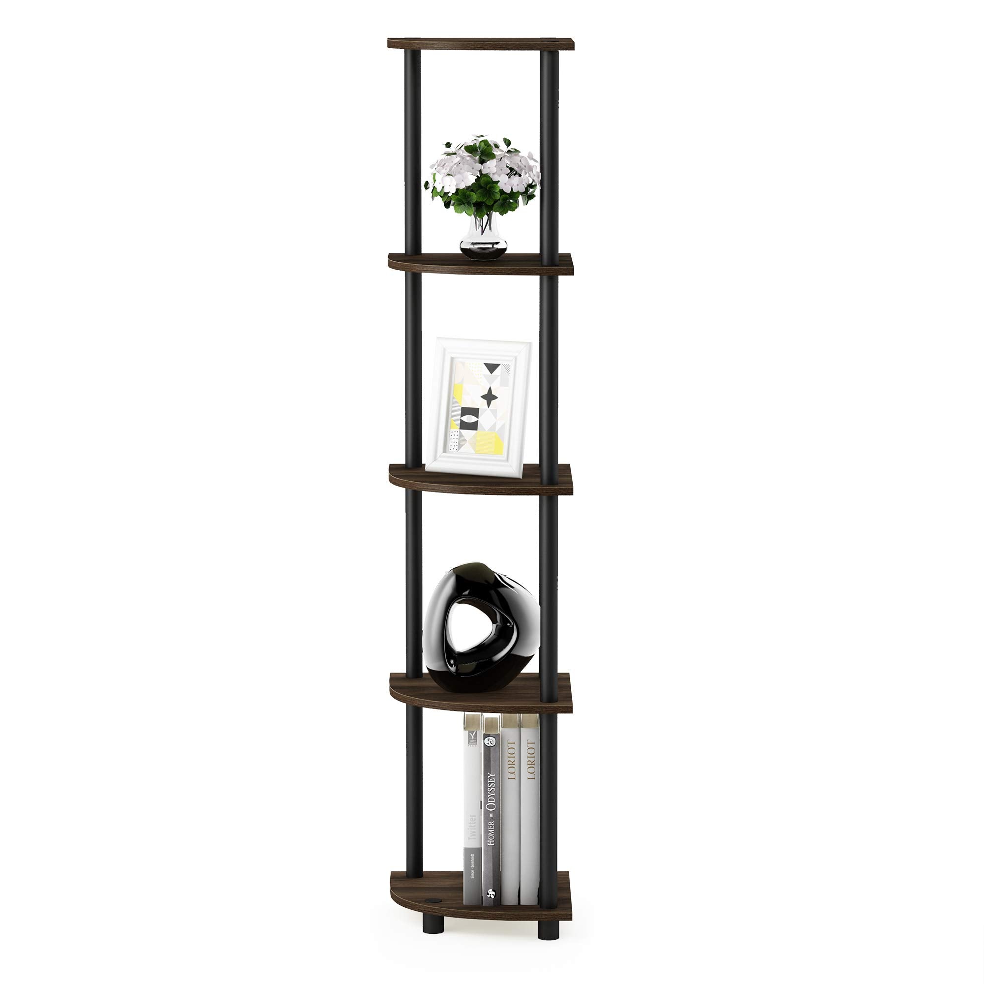 Furinno Turn-N-Tube 5 Tier Corner Display for Any Room