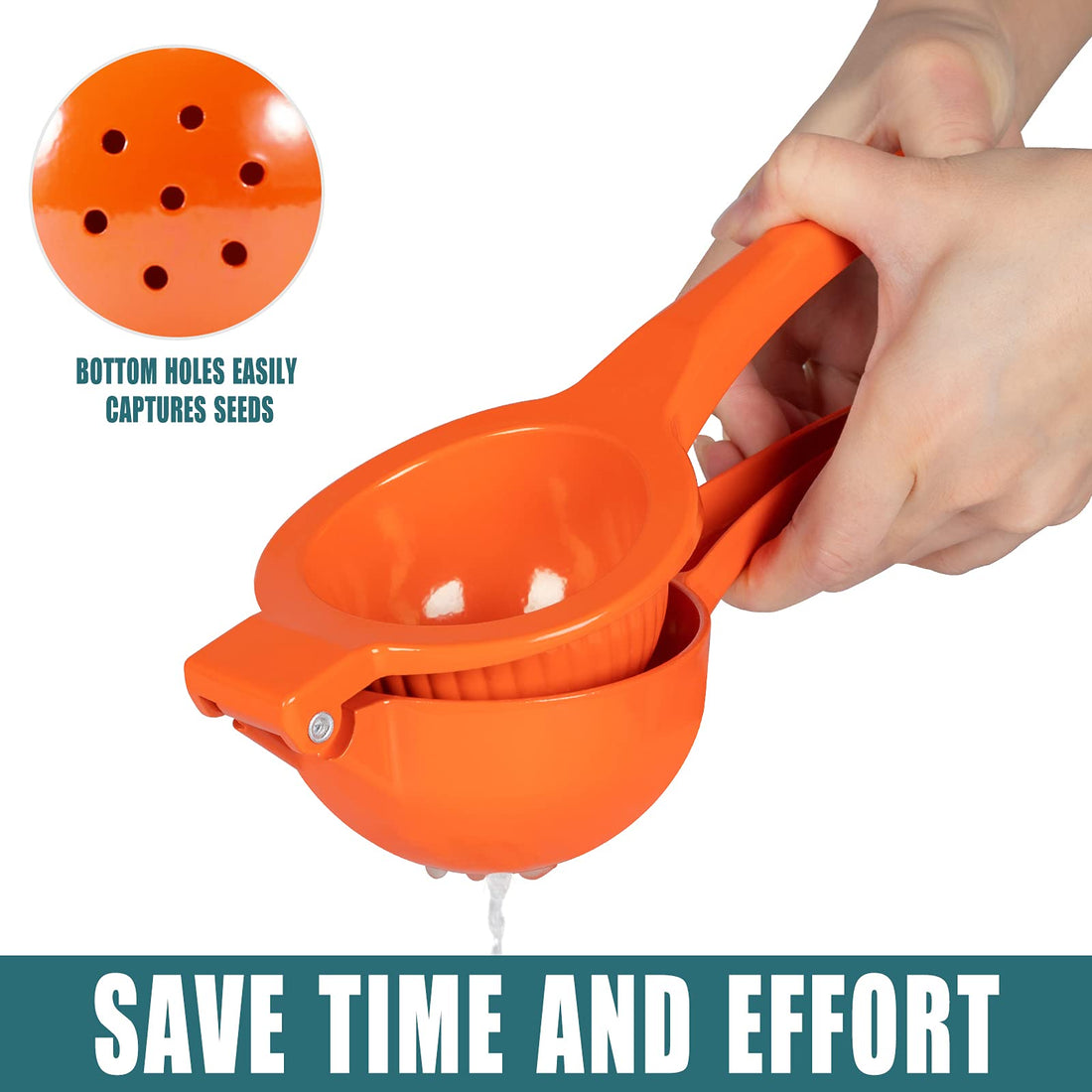 Manual Juicer Citrus Lemon Squeezer, Fruit Juicer Lime Press Metal