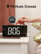GOLOZA 180° Rotatable Projection Alarm Clock