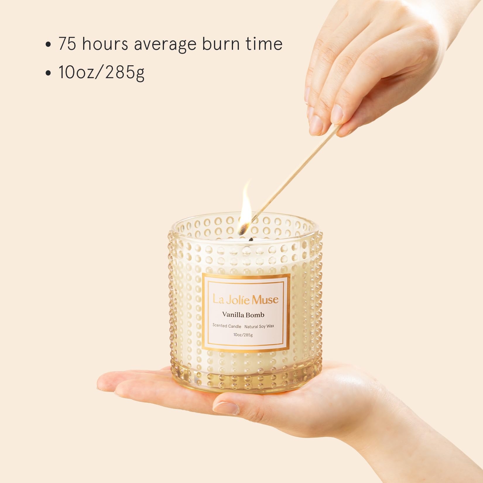 LA JOLIE MUSE Fall Candle | Sahara Amber Candles – Bergamot