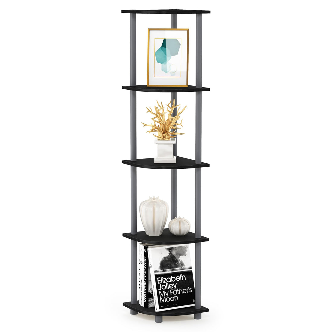 Furinno Turn-N-Tube 5 Tier Corner Display