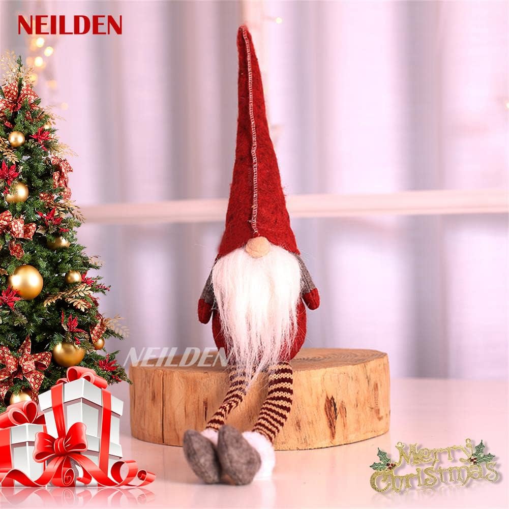 3PCS Long Legs Rudolph Christmas Dolls – Holiday Decor Set