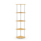 Furinno Turn-N-Tube 5 Tier Corner Display for Any Room
