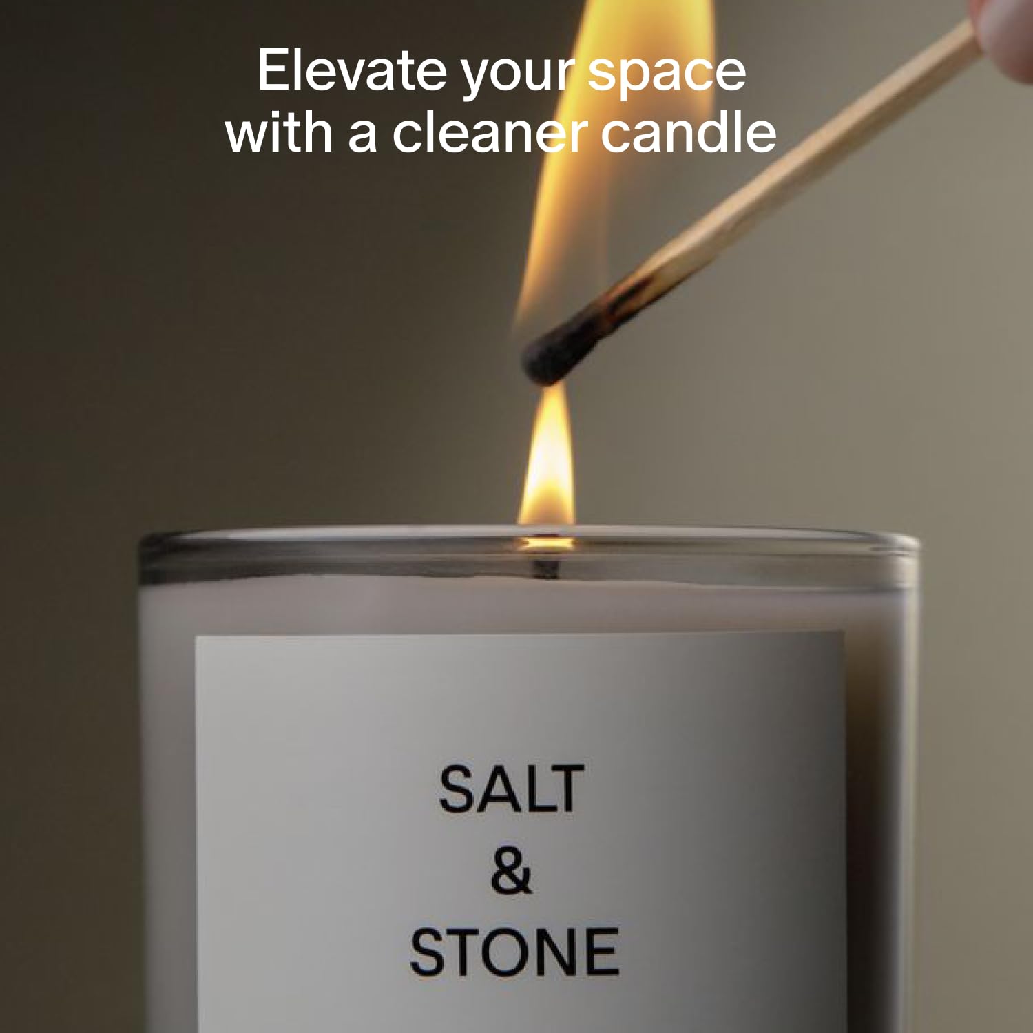 SALT & STONE Scented Candle for Women & Men