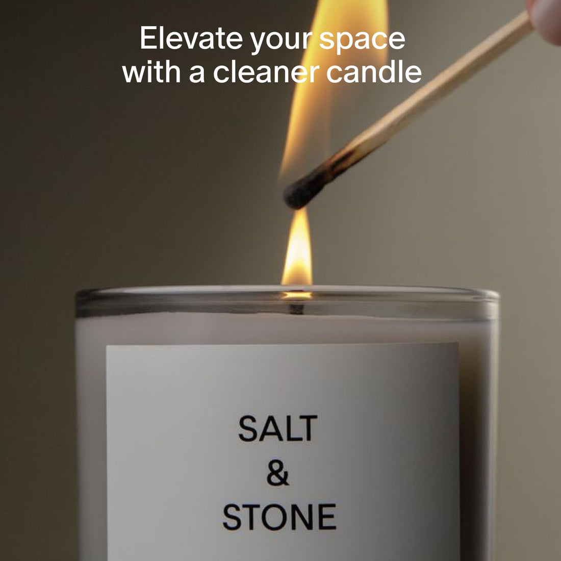 SALT & STONE Scented Candle for Women & Men