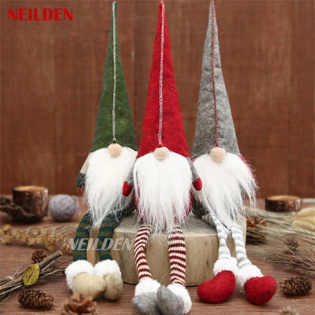 3PCS Long Legs Rudolph Christmas Dolls – Holiday Decor Set
