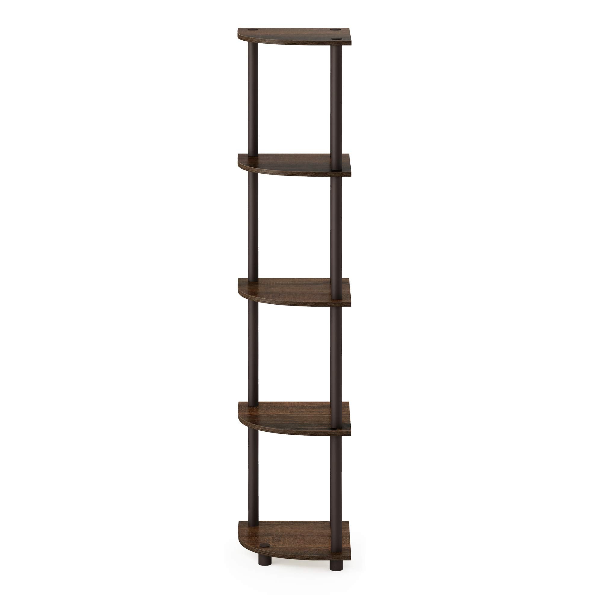 Furinno Turn-N-Tube 5 Tier Corner Display for Any Room