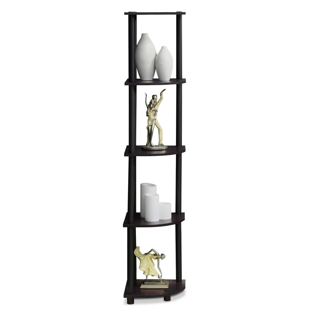 Furinno Turn-N-Tube 5 Tier Corner Display for Any Room