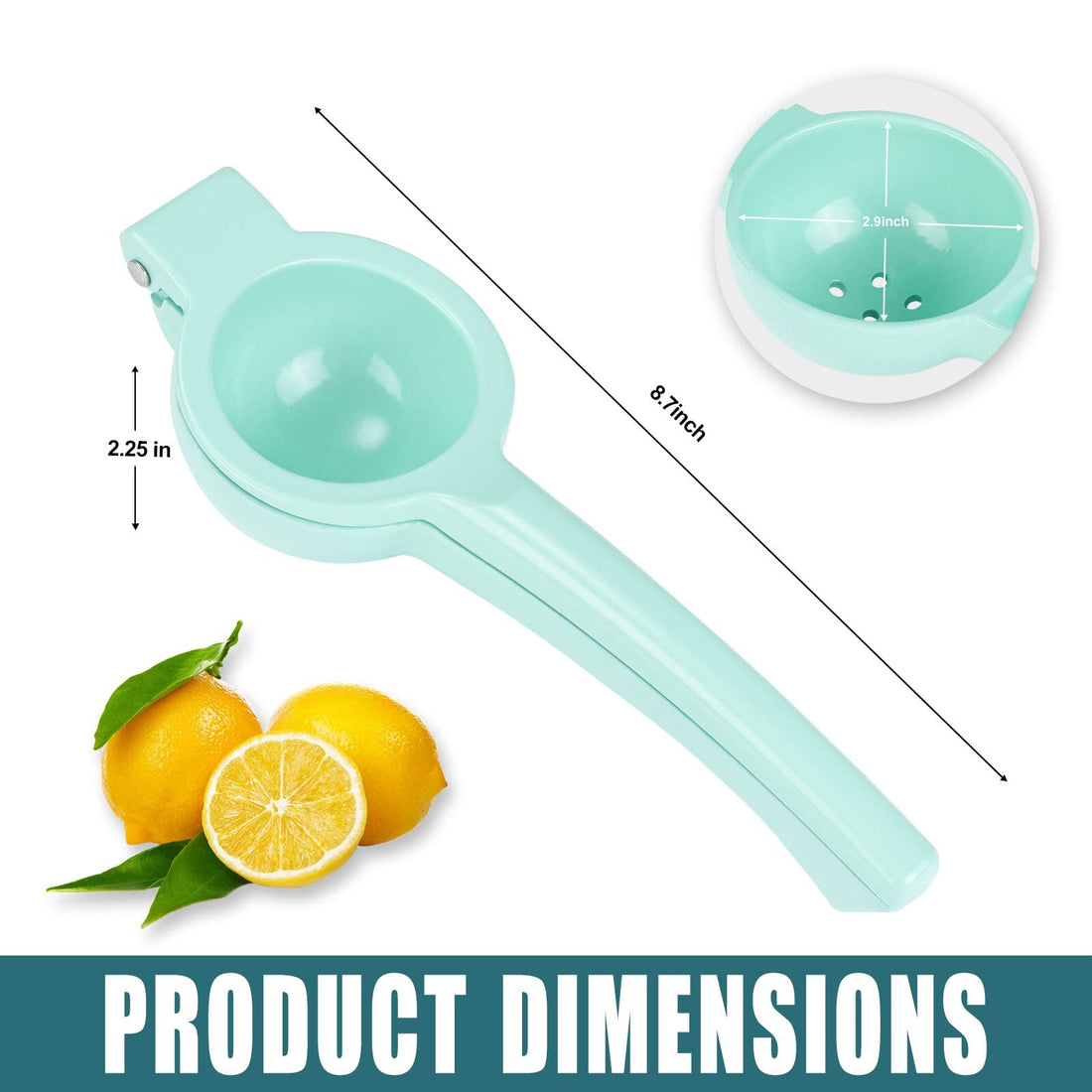 Manual Juicer Citrus Lemon Squeezer, Fruit Juicer Lime Press Metal