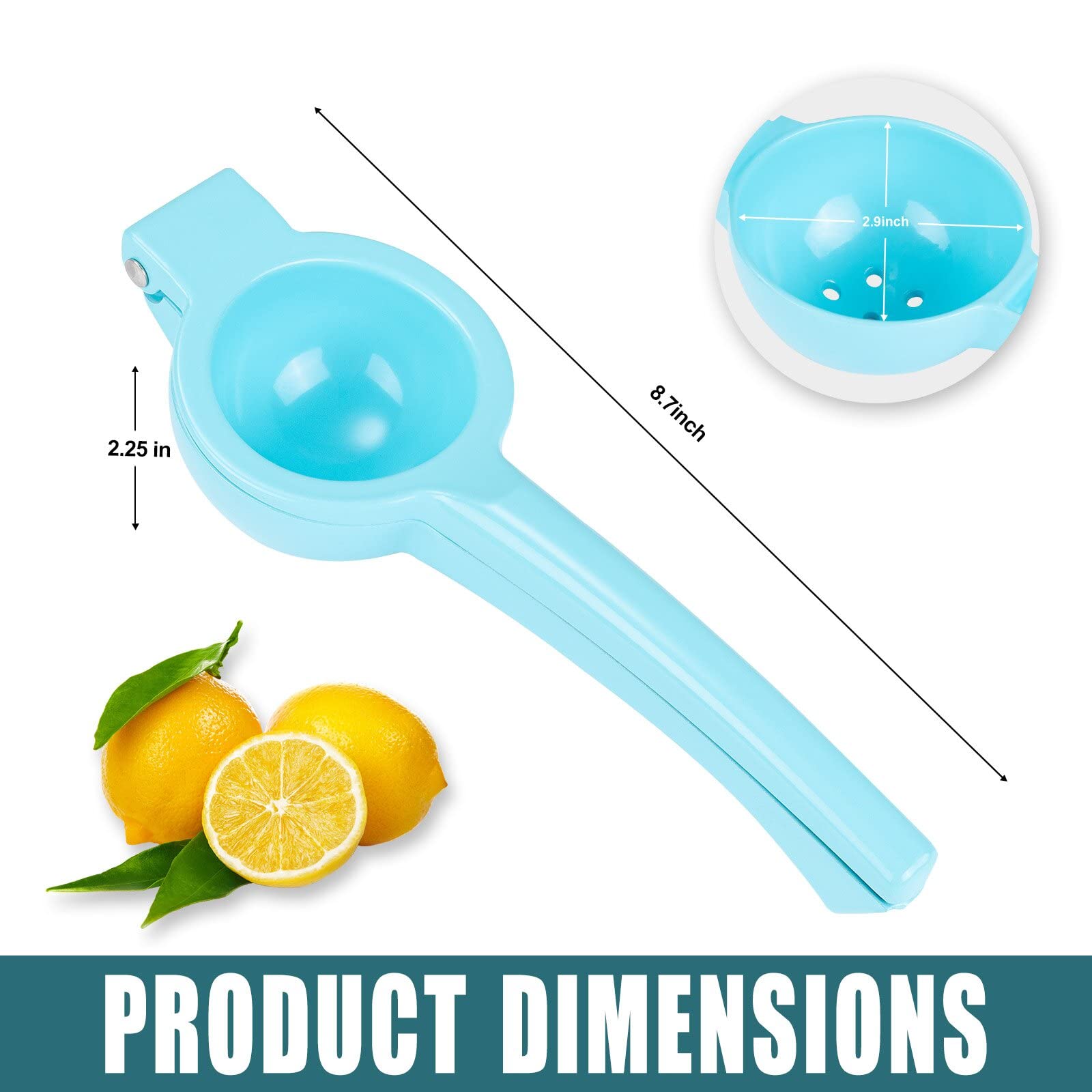 Manual Juicer Citrus Lemon Squeezer, Fruit Juicer Lime Press Metal