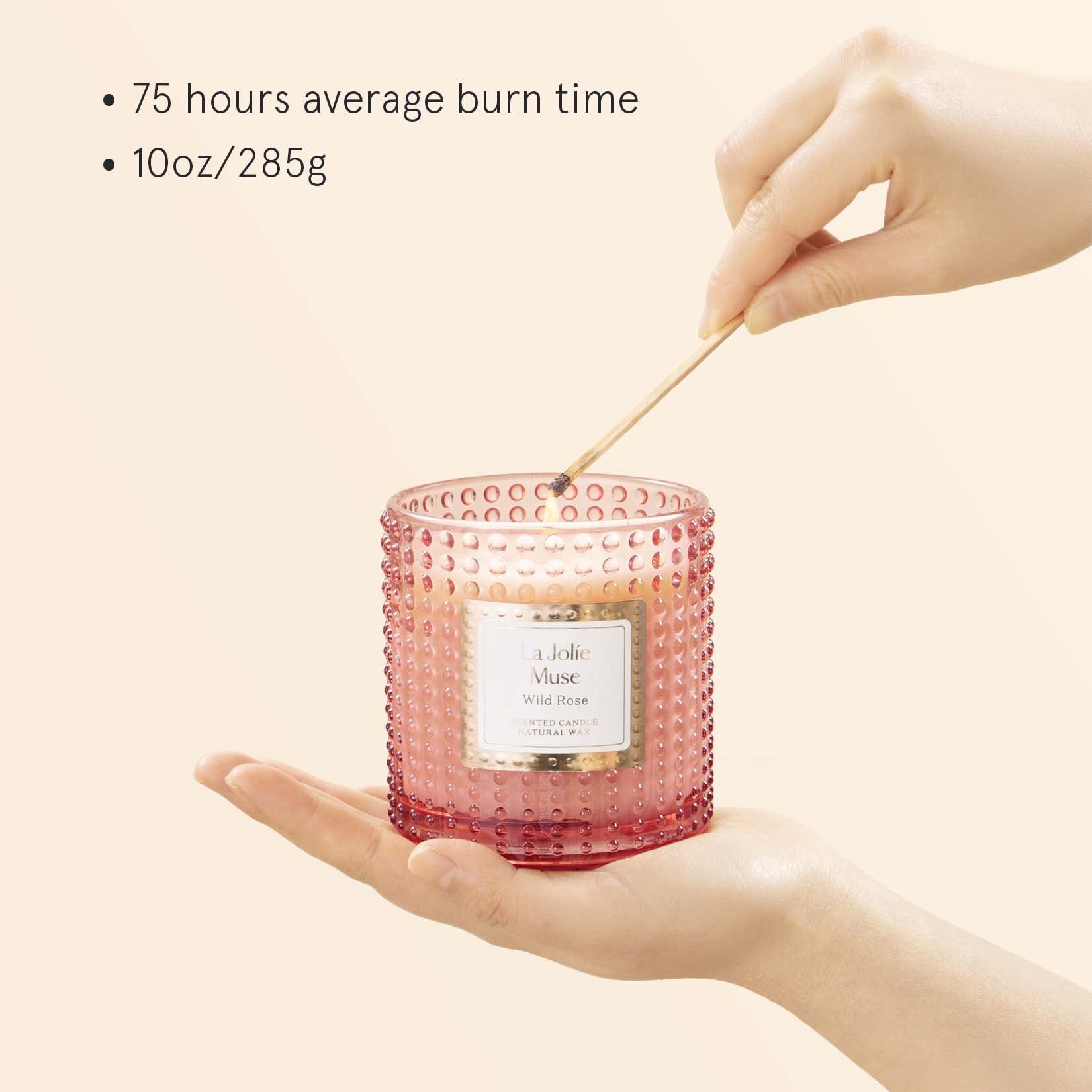 LA JOLIE MUSE Fall Candle | Sahara Amber Candles – Bergamot