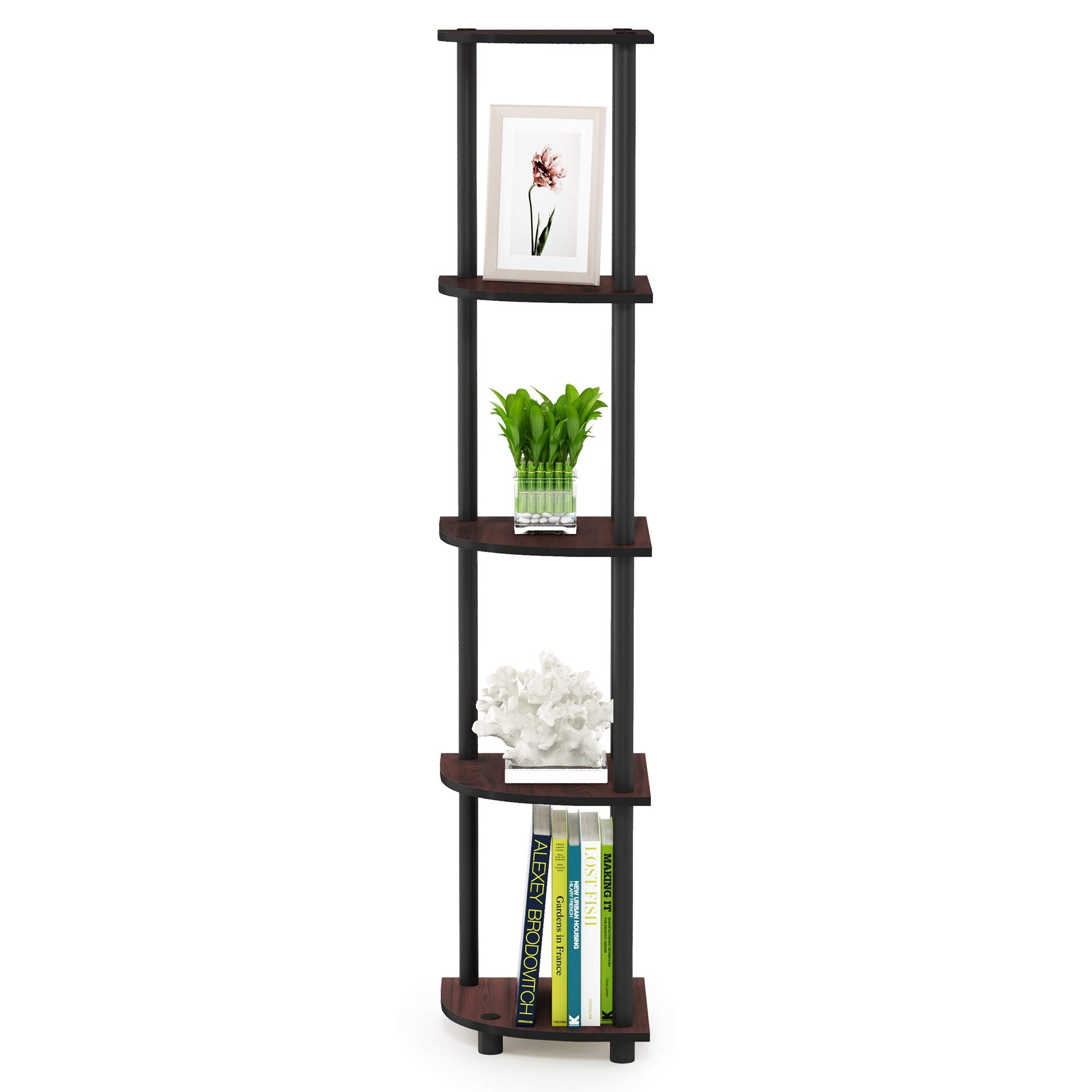 Furinno Turn-N-Tube 5 Tier Corner Display for Any Room