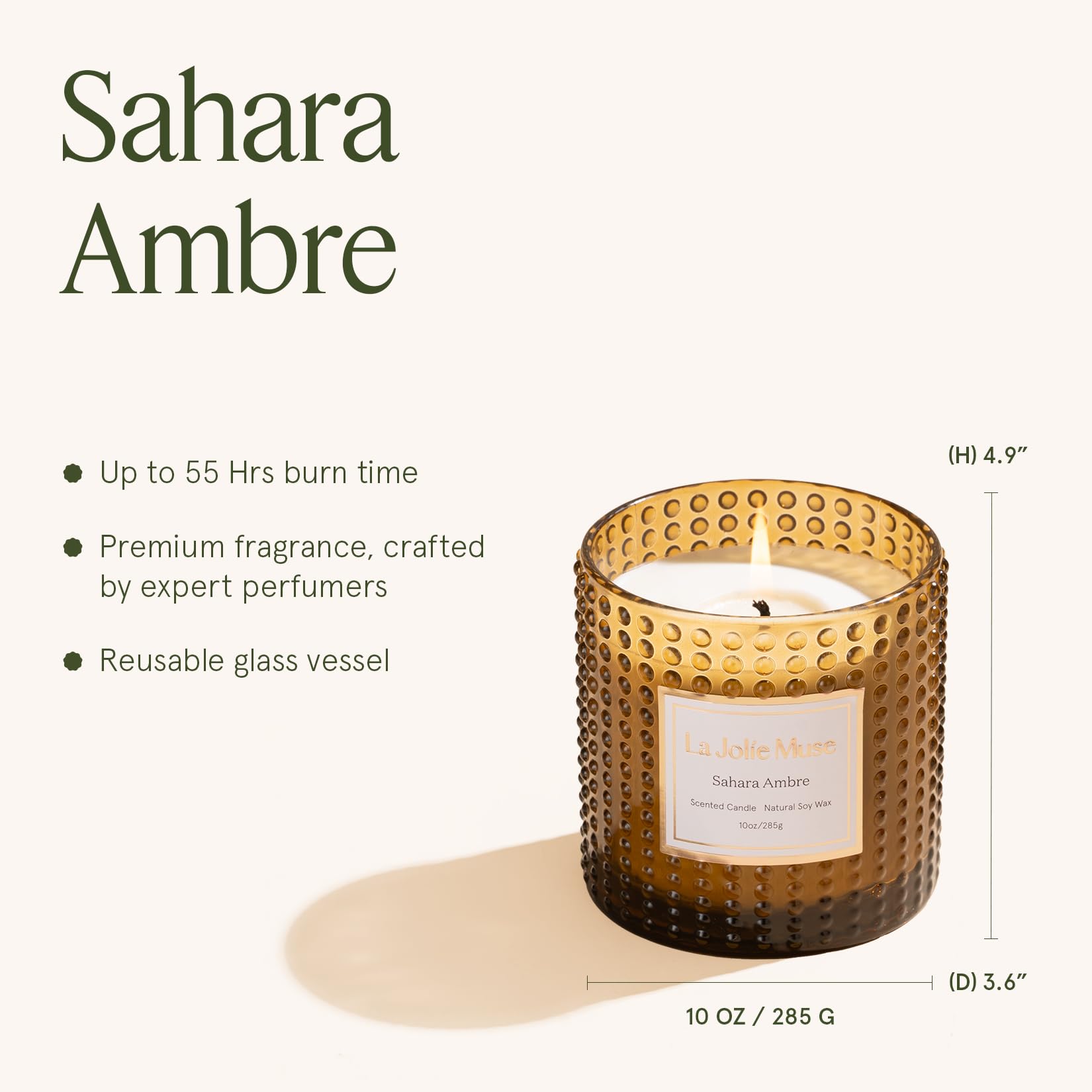 Amber Bergamot & Clove Fall Scented Candle – 10 oz