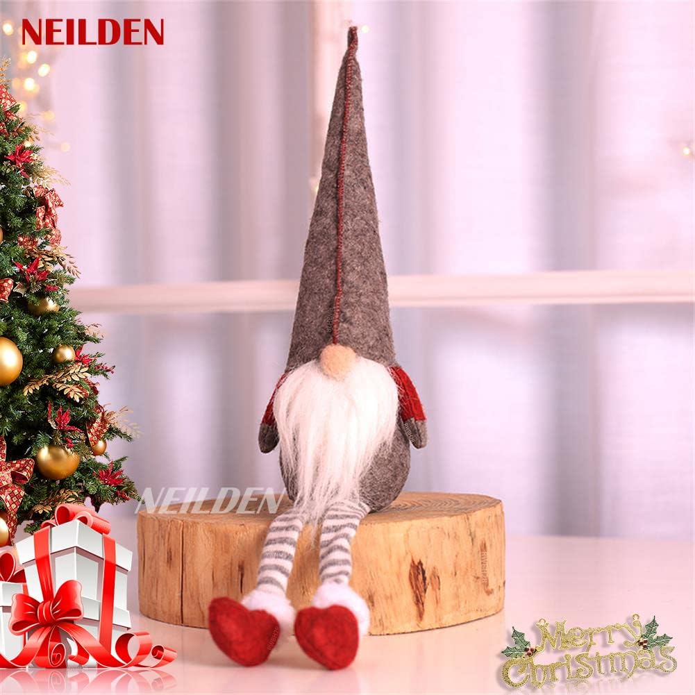 3PCS Long Legs Rudolph Christmas Dolls – Holiday Decor Set