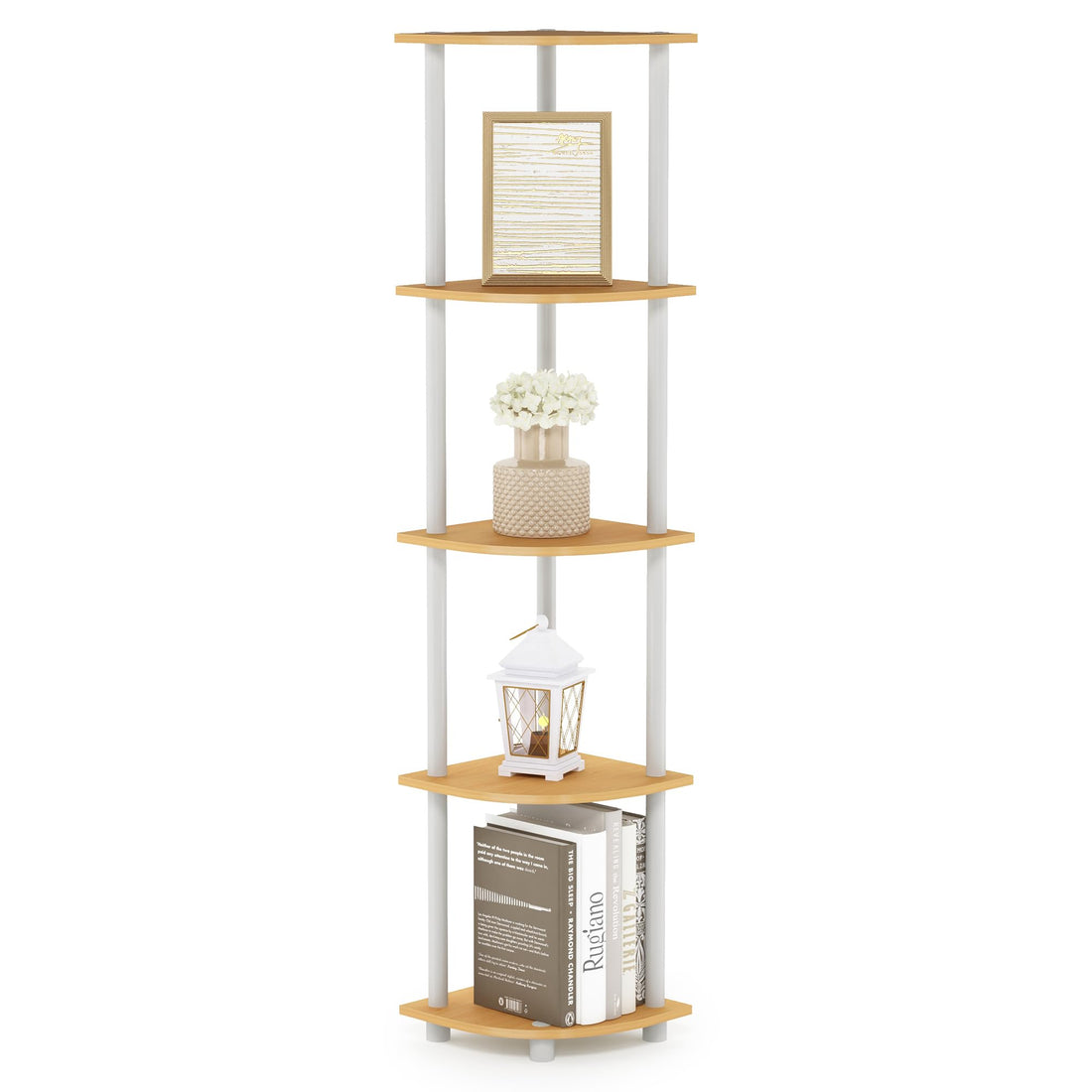 Furinno Turn-N-Tube 5 Tier Corner Display