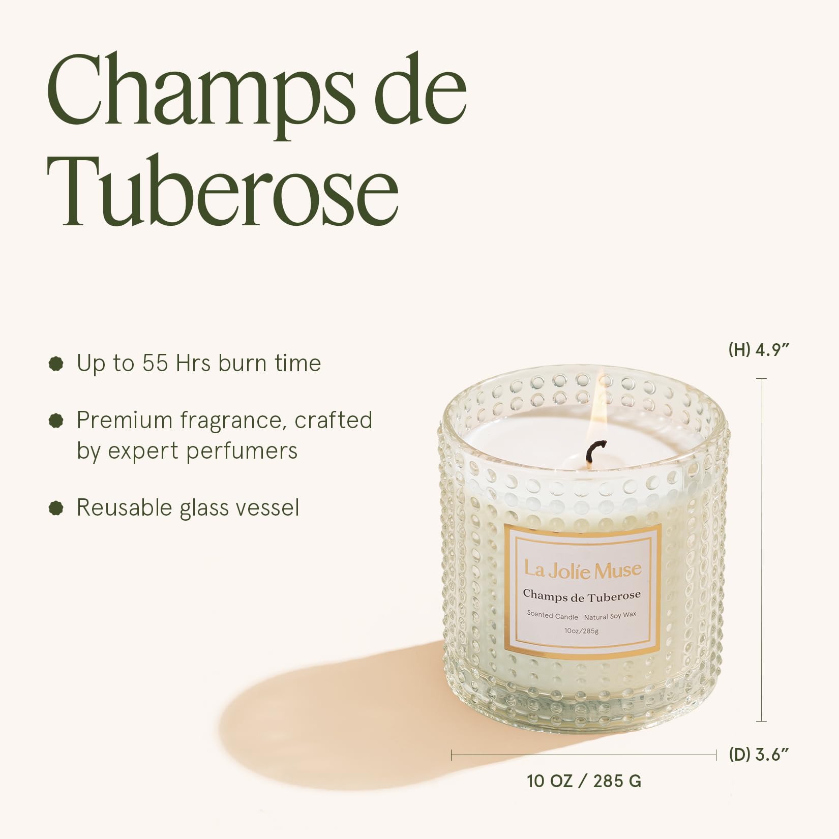 Amber Bergamot & Clove Fall Scented Candle – 10 oz