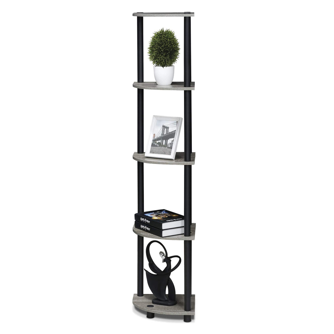 Furinno Turn-N-Tube 5 Tier Corner Display