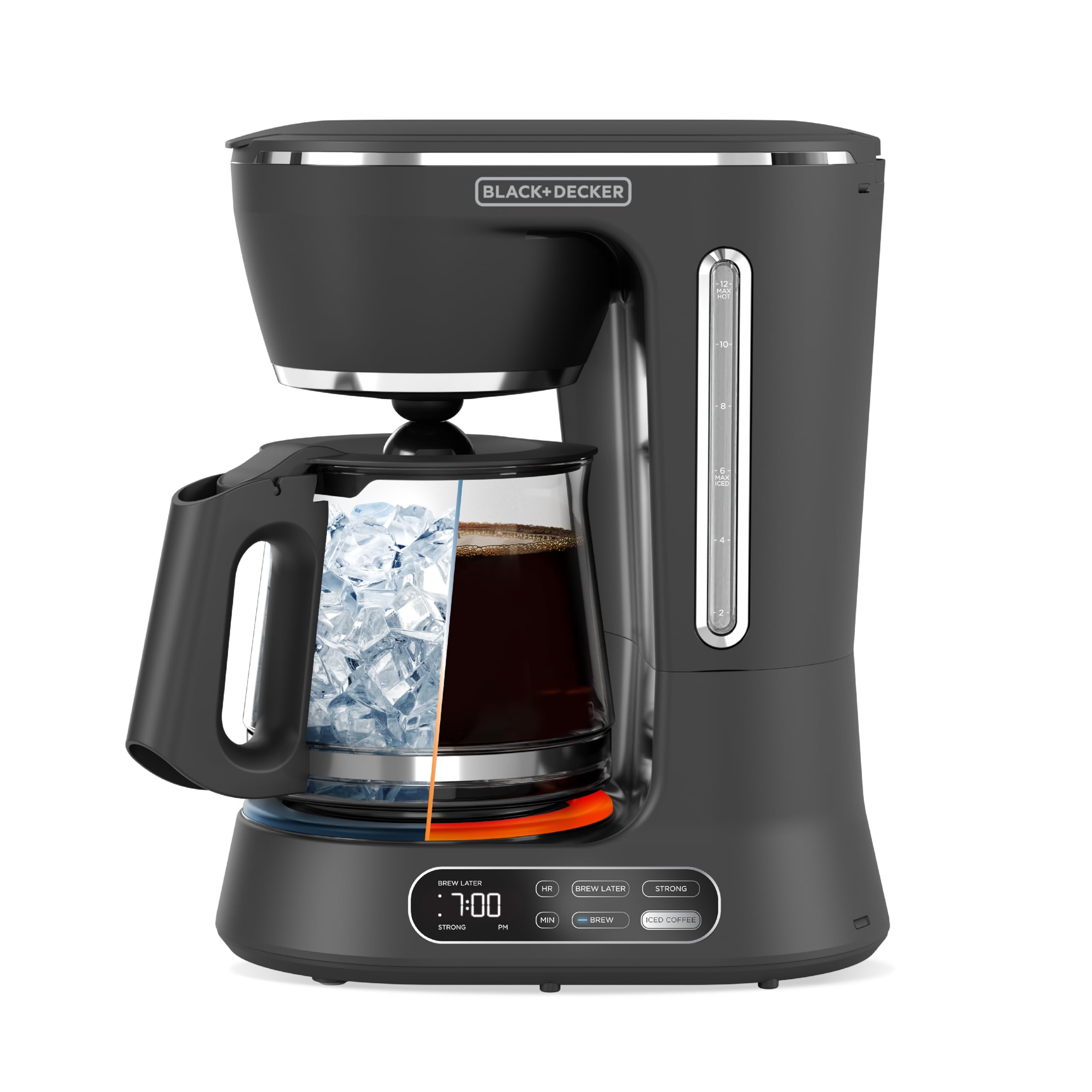 DECKER 12-Cup Digital Coffee Maker for Perfect Brews