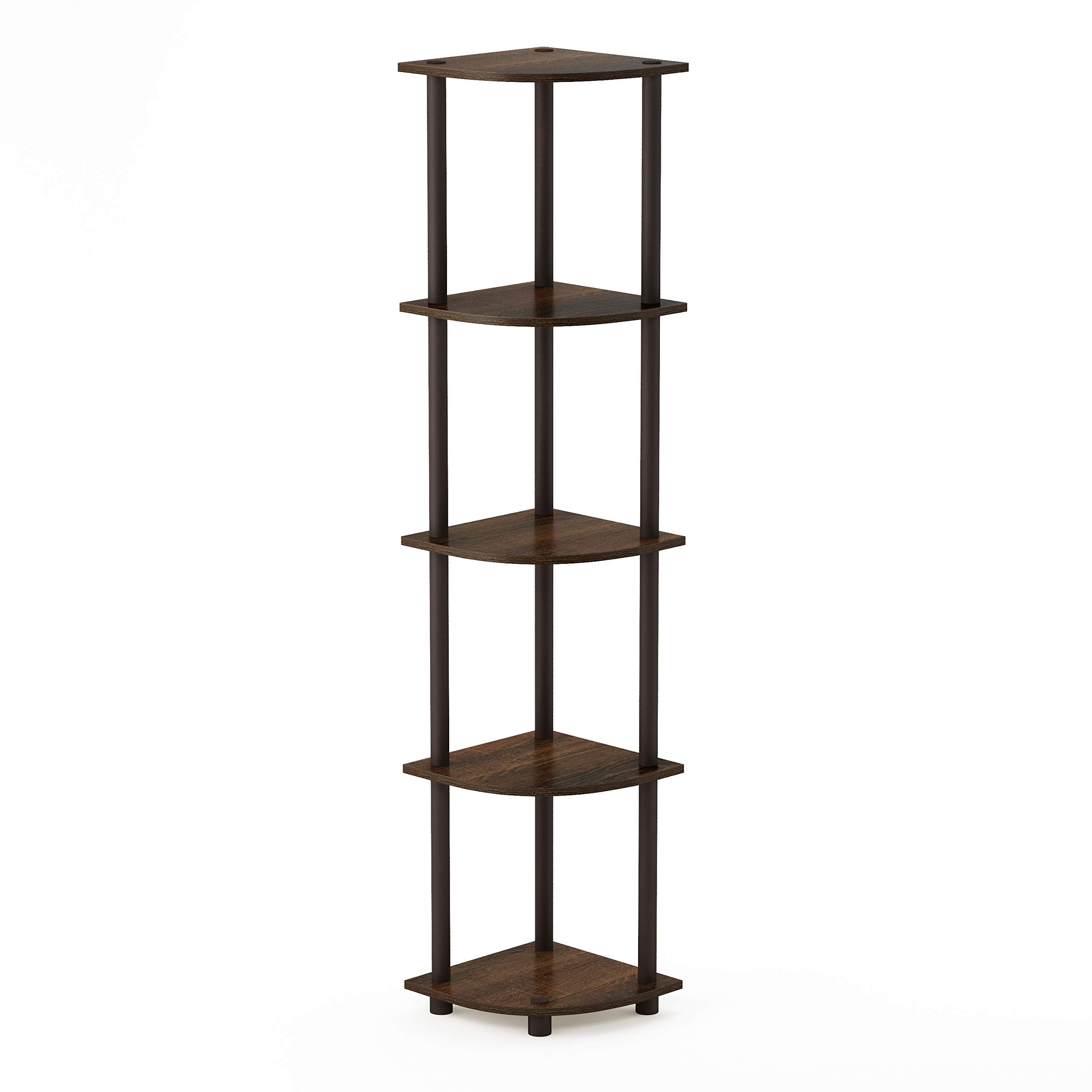 Furinno Turn-N-Tube 5 Tier Corner Display for Any Room