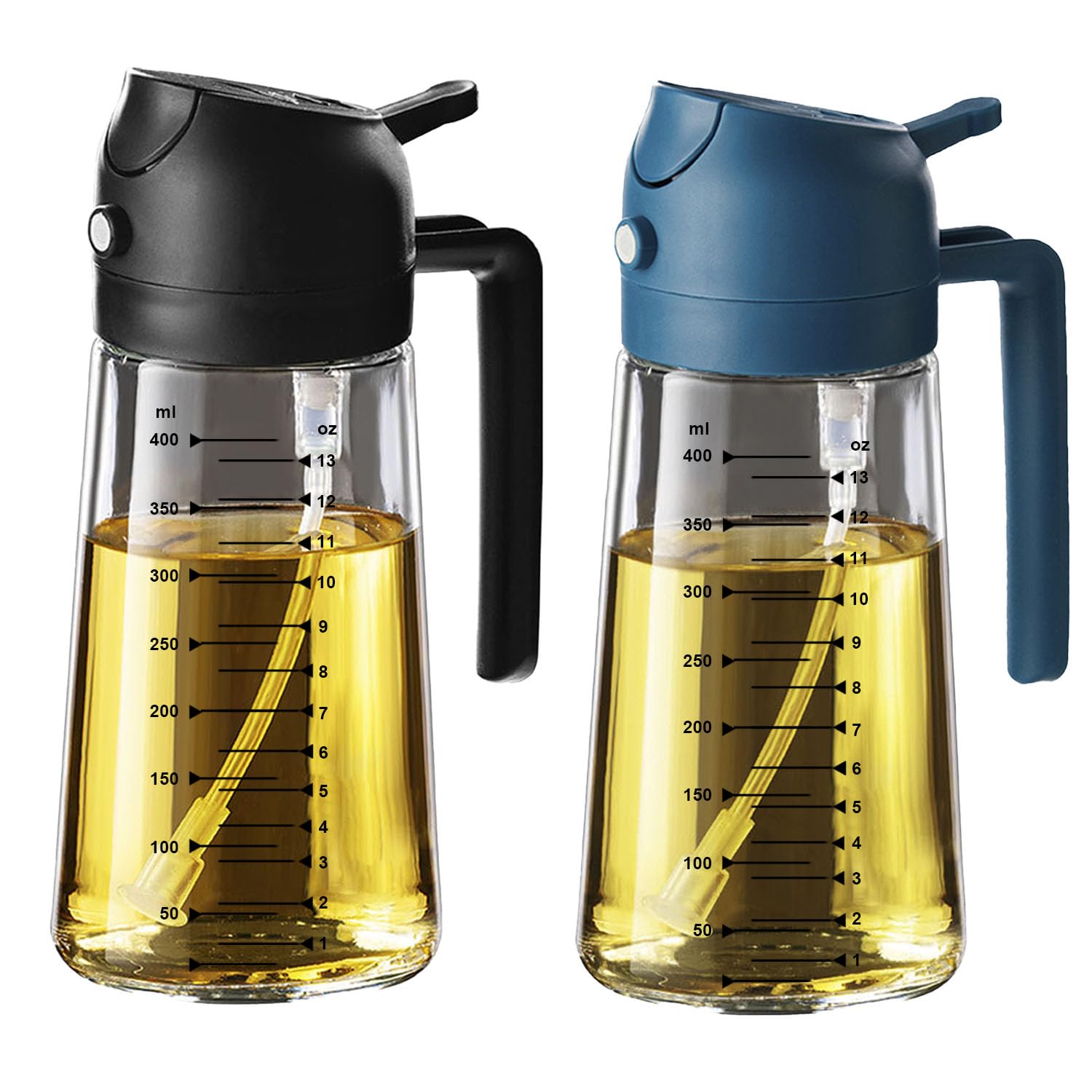 TrendPlain 16oz Glass Olive Oil Sprayer for Cooking