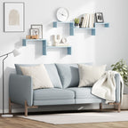 Floating Wood Wall Shelves for Bathroom, Kitchen & Decor