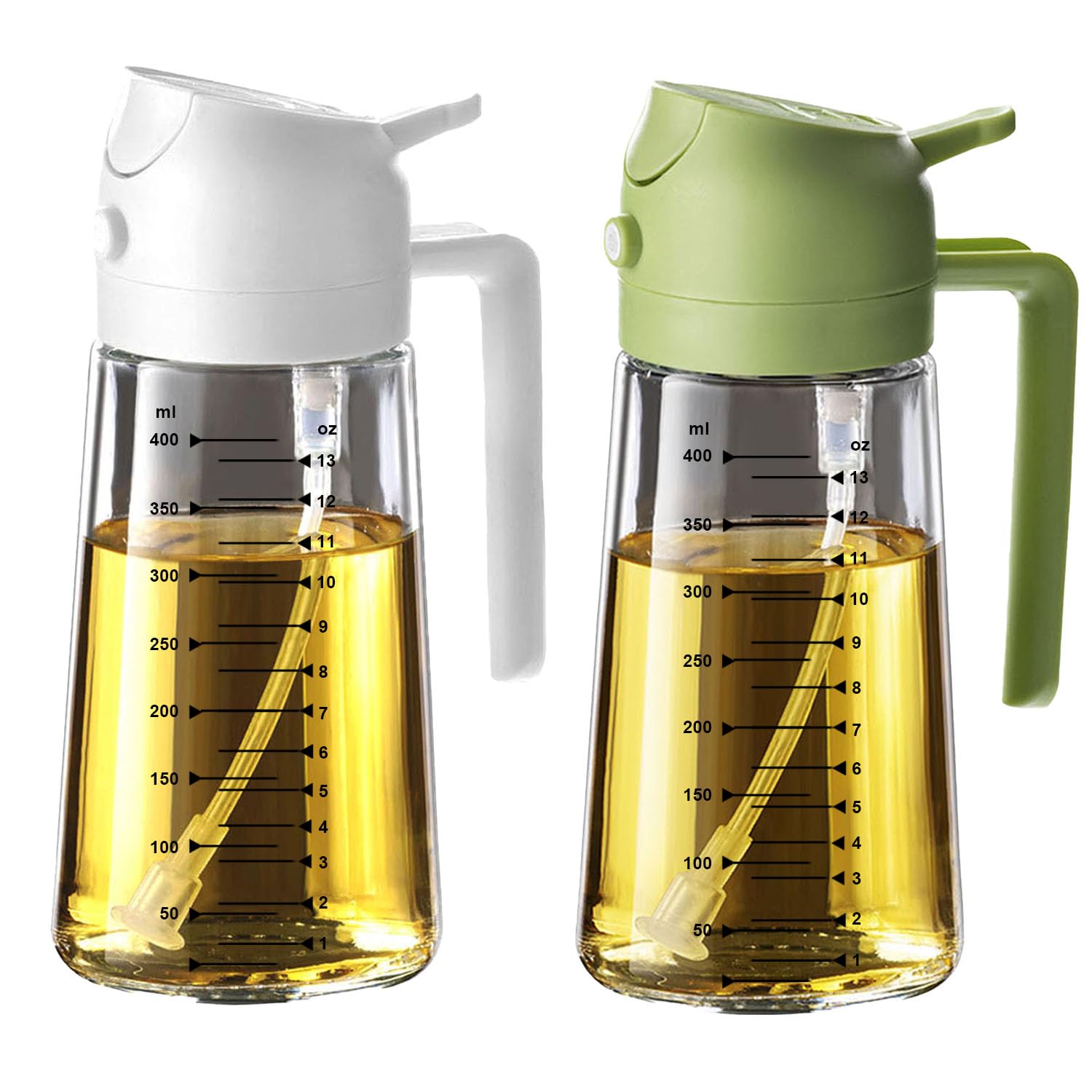 TrendPlain 16oz Glass Olive Oil Sprayer for Cooking