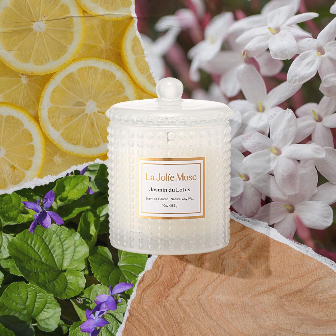 LA JOLIE MUSE Fall Candle | Sahara Amber Candles – Bergamot