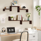 Floating Wood Wall Shelves for Bathroom, Kitchen & Decor