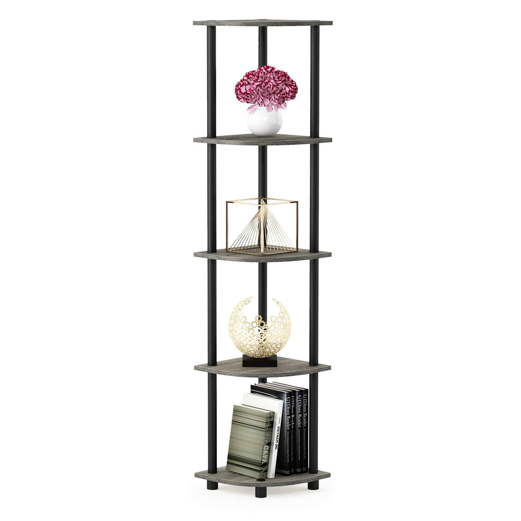 Furinno Turn-N-Tube 5 Tier Corner Display for Any Room