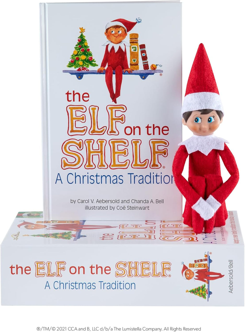 Elf on the Shelf Boy Scout Elf – Blue Eyes with Storybook